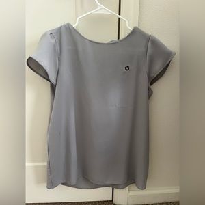 Chase Bank Uniform Blouse Gray